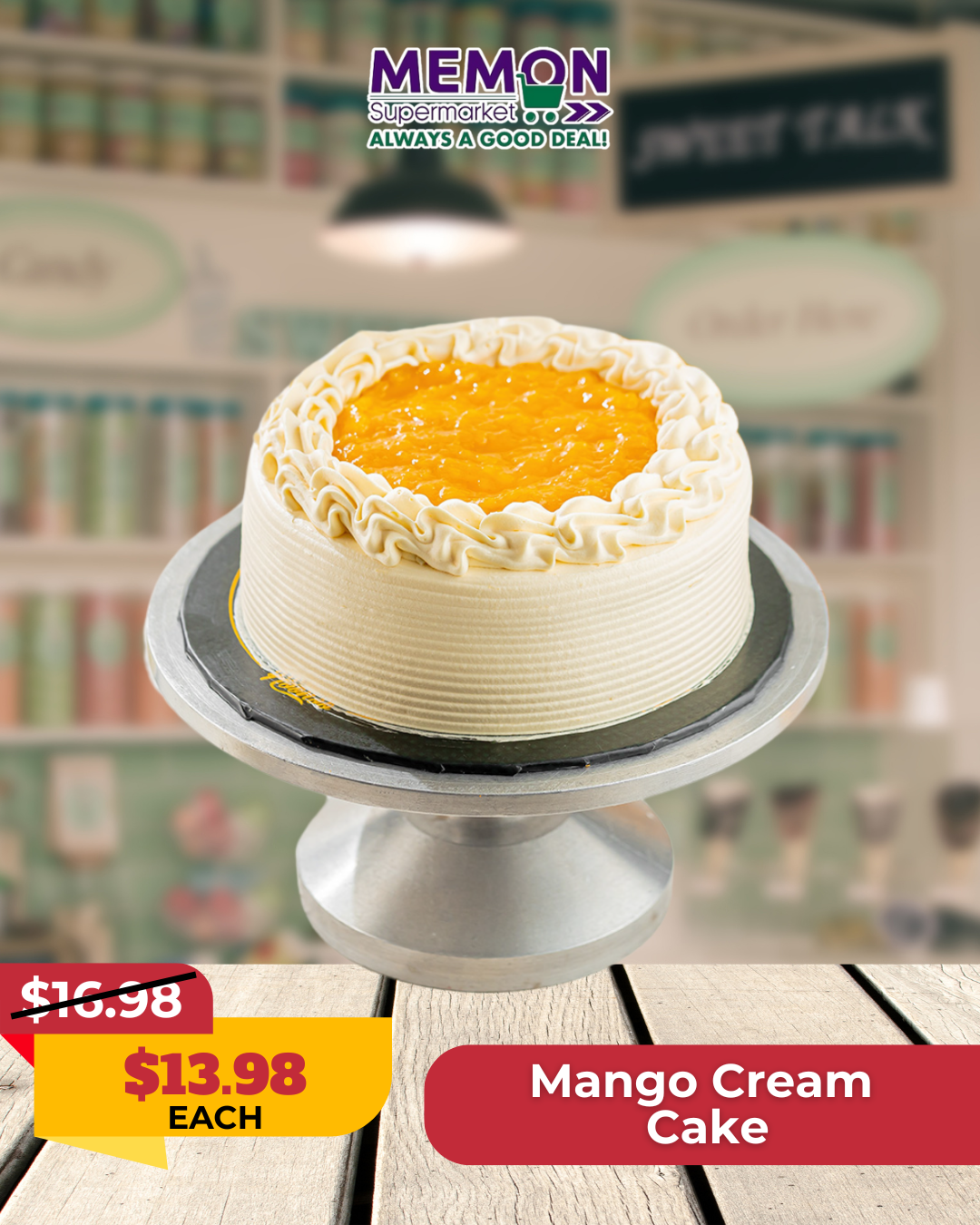 Mango Lovers Rejoice: Cream Cake Delight Now Just $13.98!