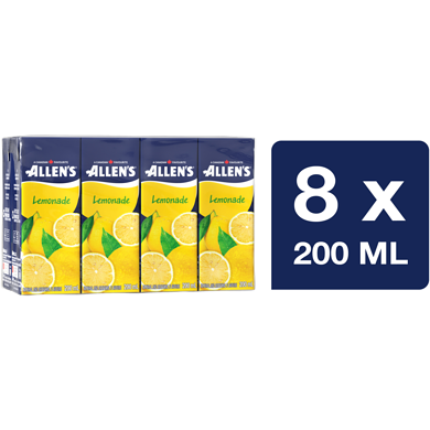 Allens LEMONADE Juice 8x200ml