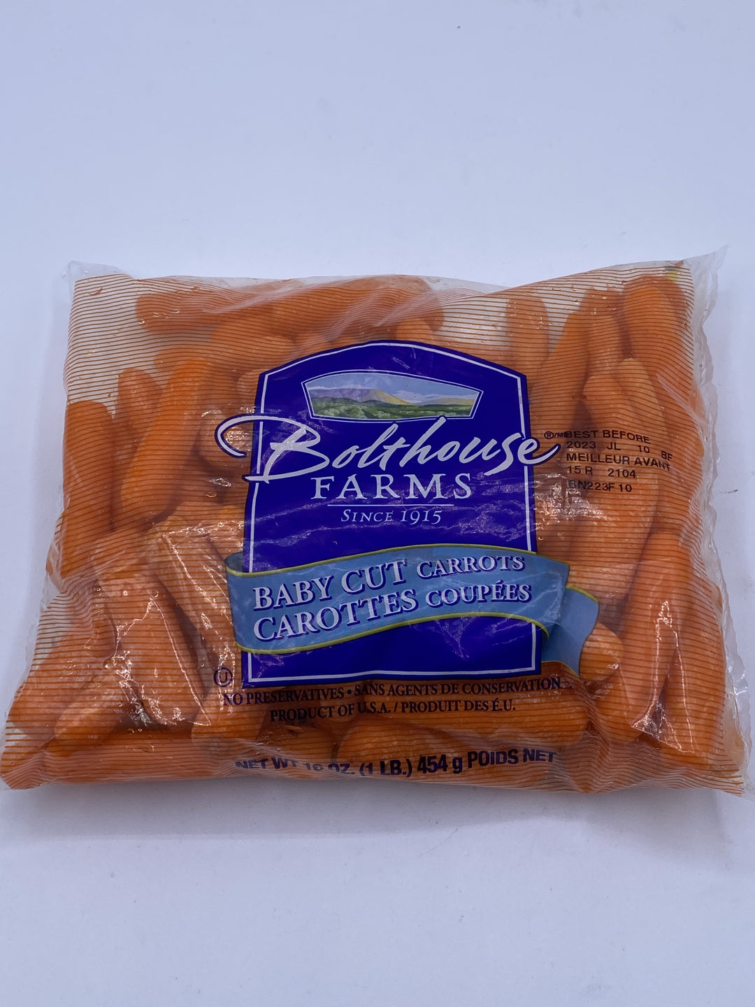 Bolt House Baby Cut Carrots 16oz | 454g