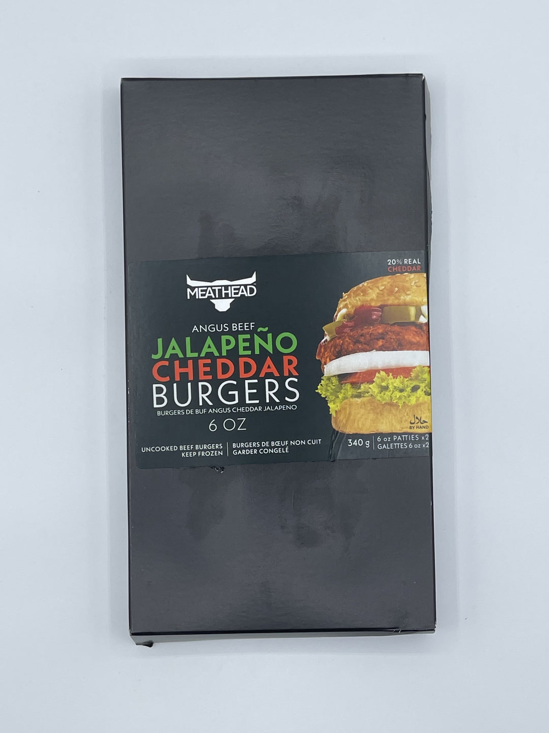 MeatHead Jalapeno Beef Cheddar Burger