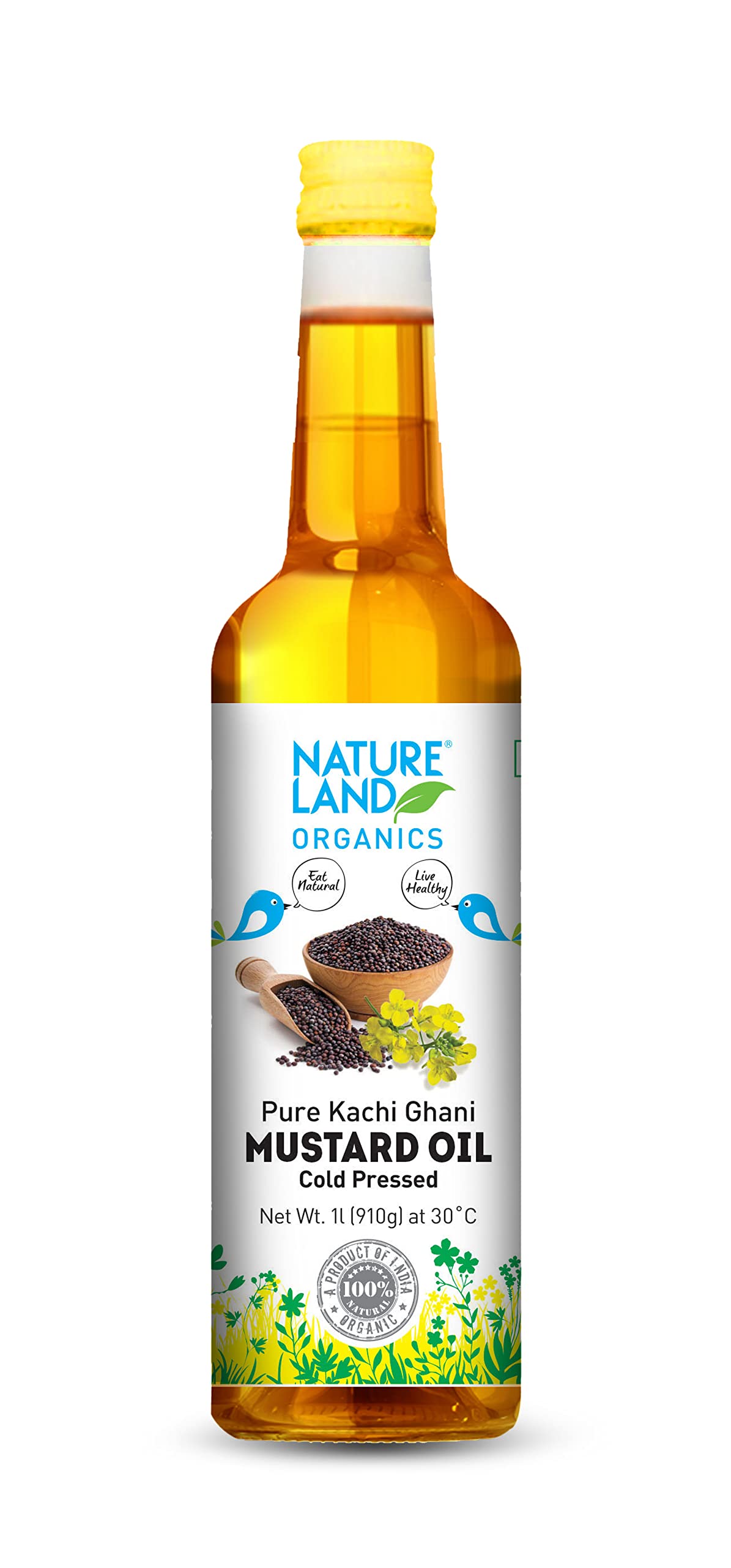 Nature Land Organic Mustard Oil 1L Memon Supermarket