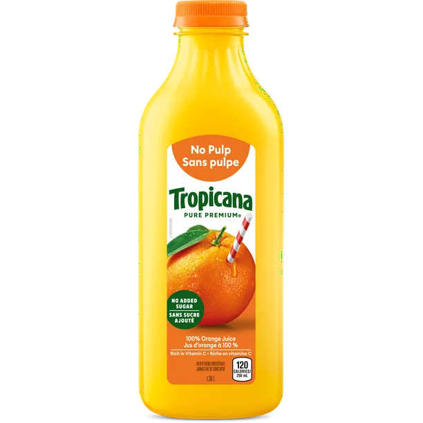 Tropicana Orange No Pulp 1.36L