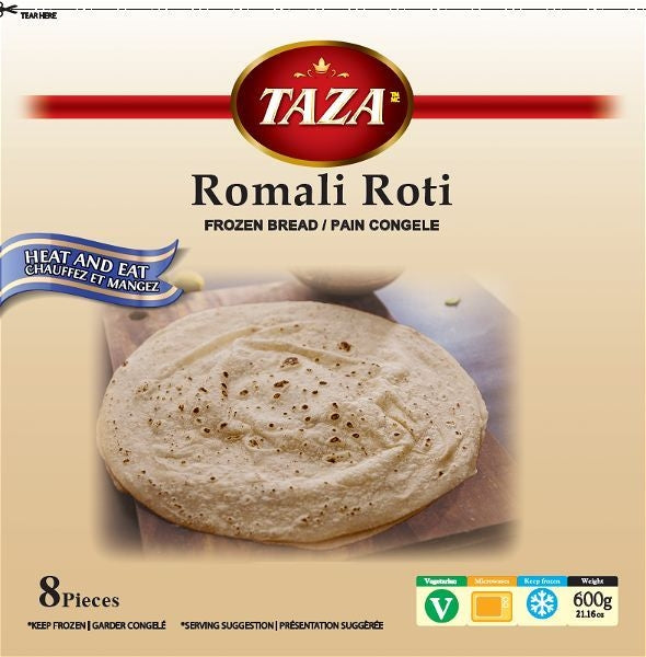 Taza Rumali Roti 8pcs