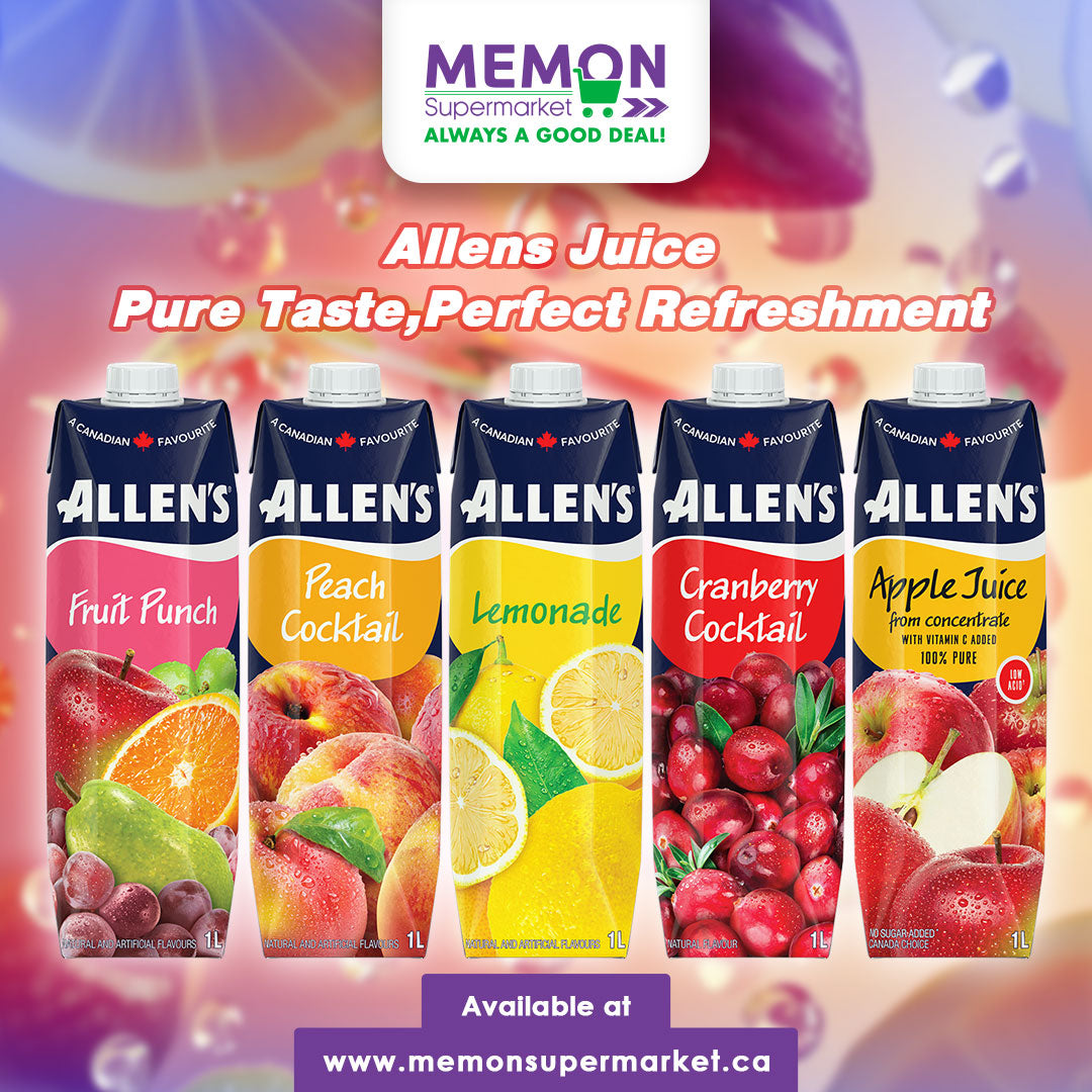 🌞 Refresh Your Day with Allen's Juice, Available at Memon Supermarket! 🌞