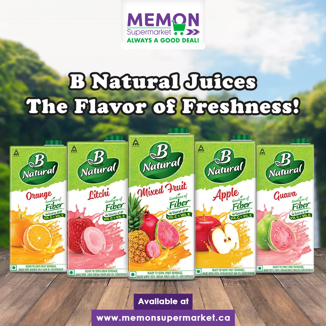 B Natural Juices - The Flavor of Freshness at Memon Supermarket