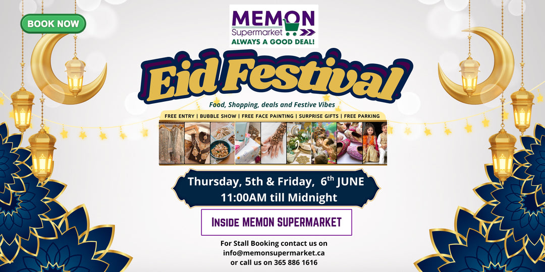 MEMON SUPERMARKET EID FAMILY FESTIVAL - BOOK YOUR STALL NOW!