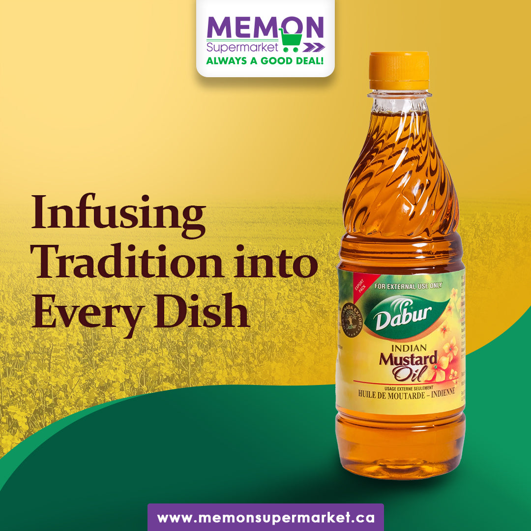 "Elevate Your Cooking with Dabur Mustard Oil – Now at Memon Supermarket!"