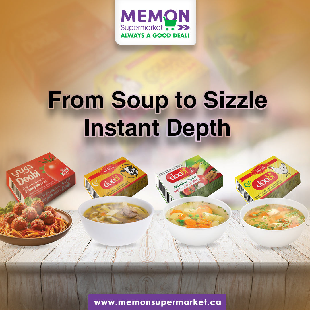 "Elevate Your Meals with Doobi Cubes – Only at Memon Supermarket!"