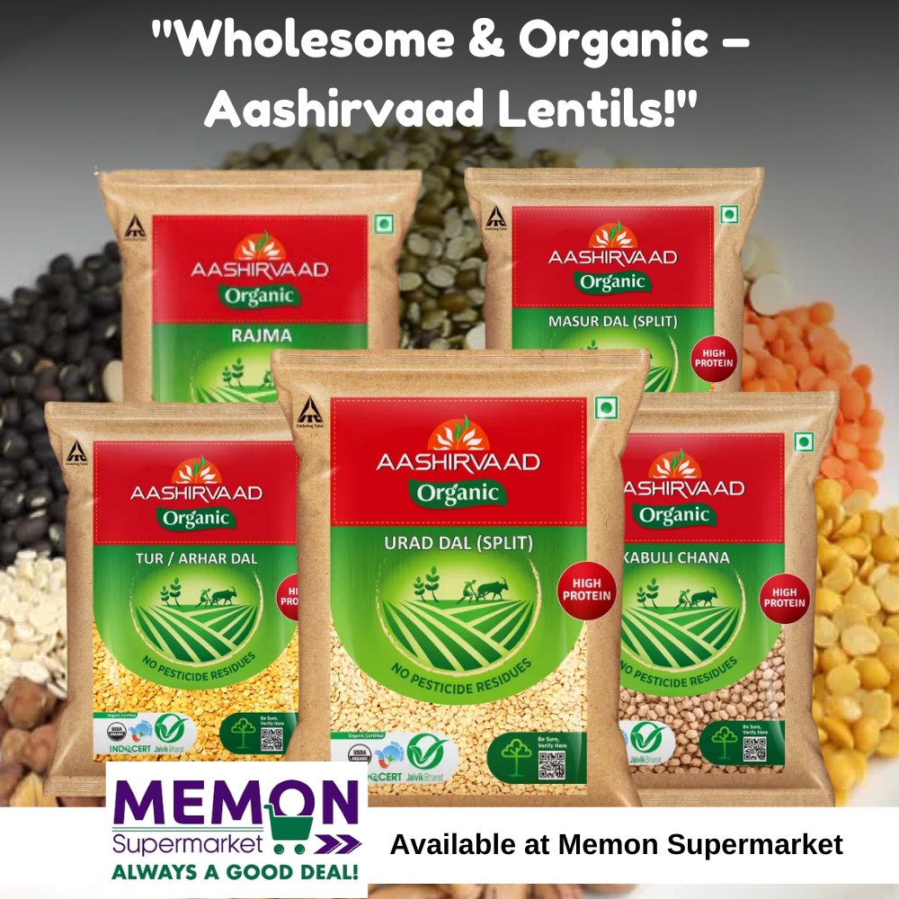 Ashirvaad Organic Lentils: Pure, Wholesome Goodness for a Healthier You