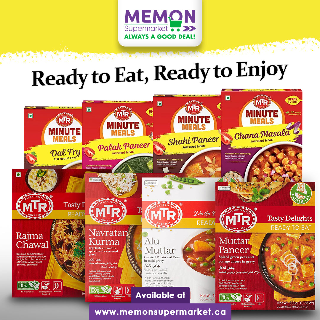Ready to Eat, Ready to Enjoy! - Indulge in the Rich and Traditional Flavors of MTR Minute Meals