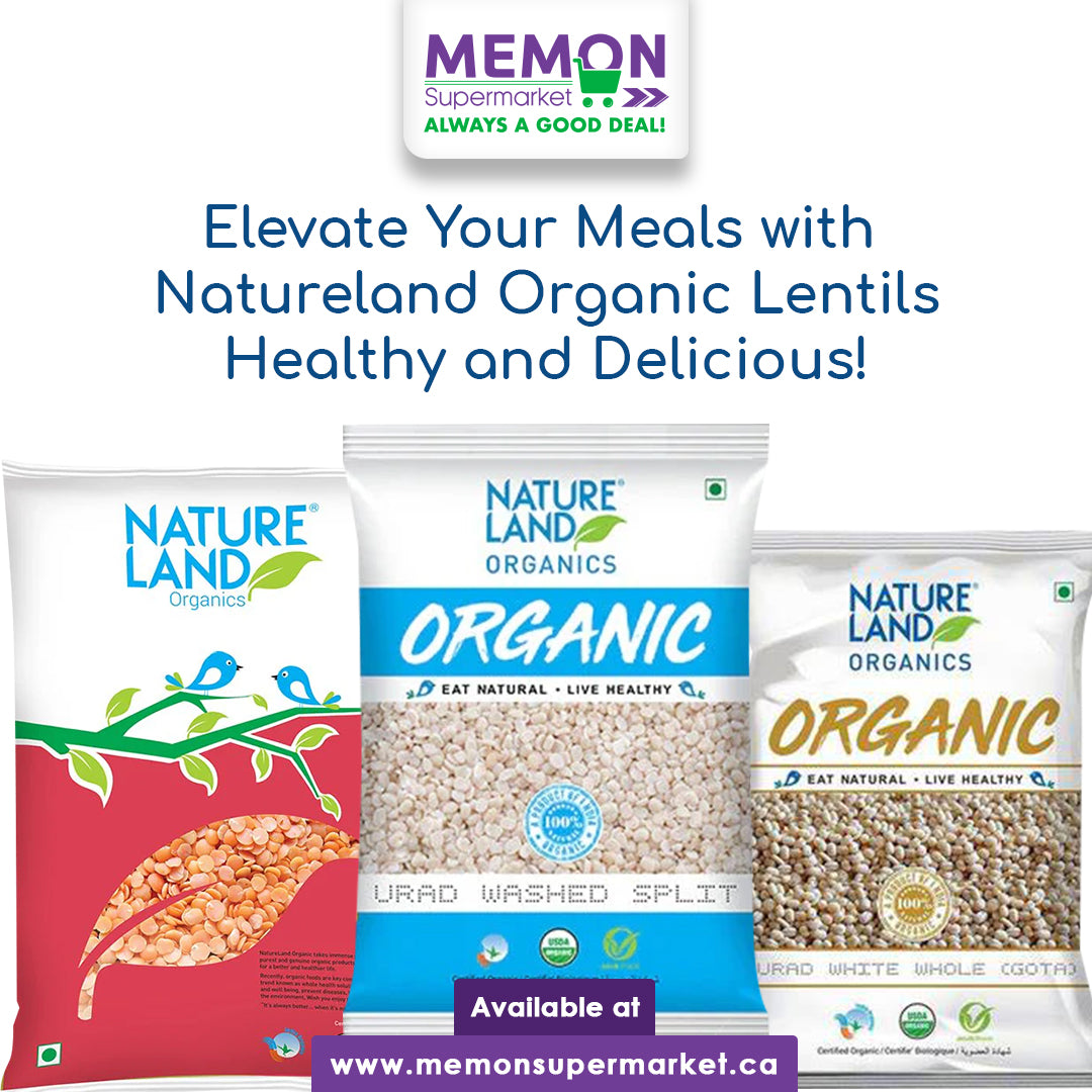 Natureland Organic Lentils: A Perfect Blend of Health and Taste – Now at Memon Supermarket