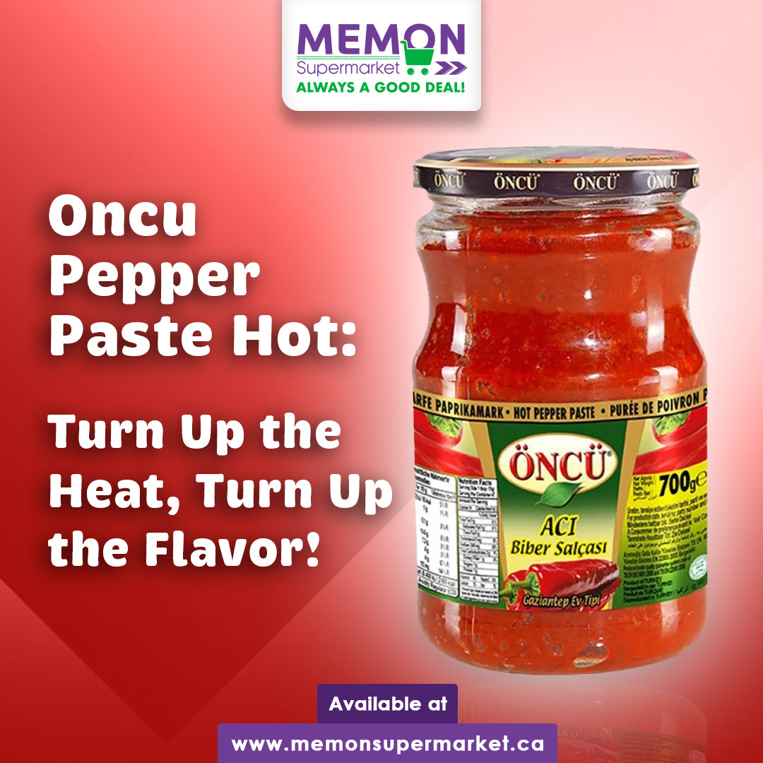 Discover the Bold Flavor of Oncu Pepper Hot Paste – Available at Memon Supermarket
