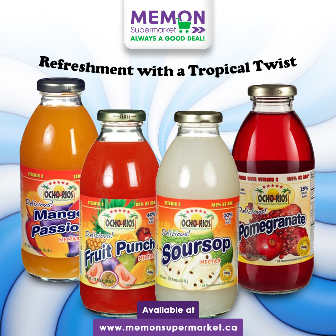 Refresh with Ocho Rios Juices: A Taste of Tropical Paradise Quench Your Thirst with the Finest Flavors from Ocho Rios