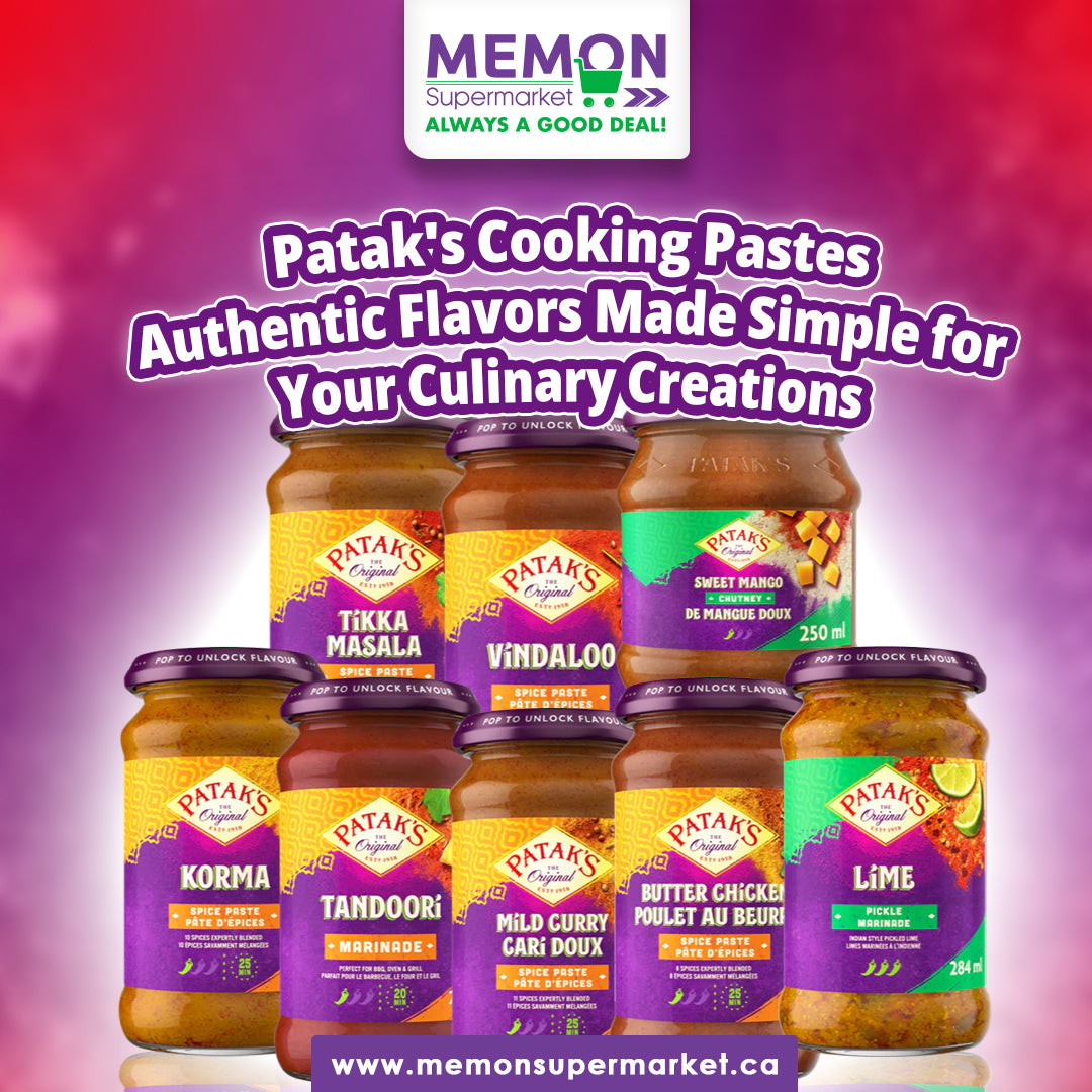 "Unleash the Taste of India with Patak’s at Memon Supermarket!"
