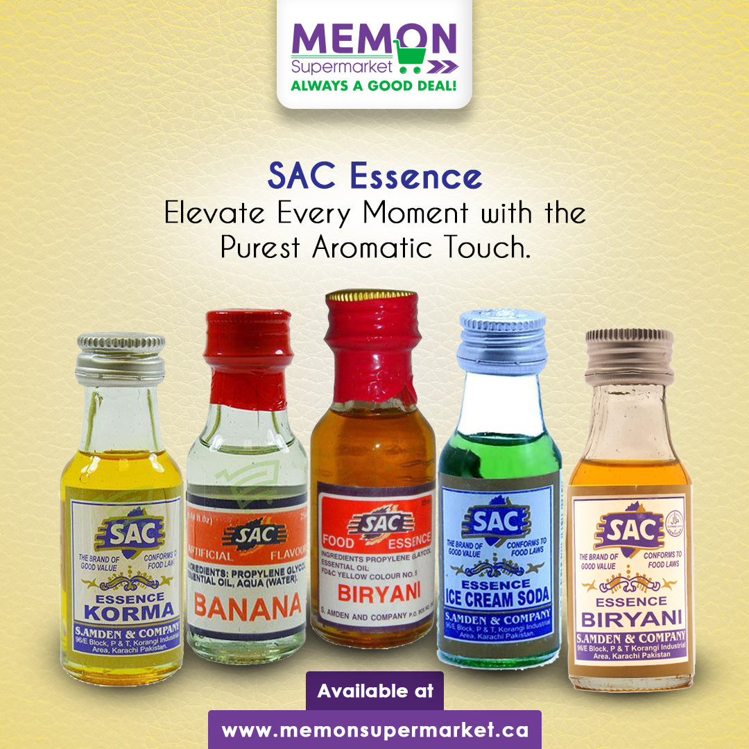 Sac Food Essence Available at Memon Supermarket: Elevate Your Cooking with Authentic Flavors.