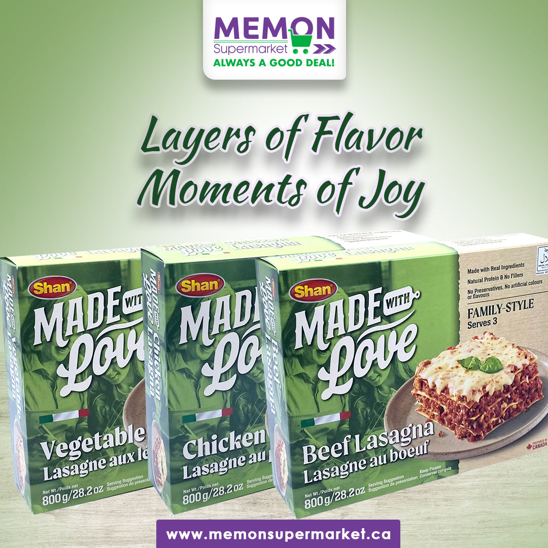 "Shan Lasagna: Layered Perfection Awaits at Memon Supermarket!"