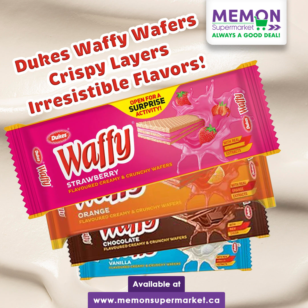 Elevate Your Snacking Game with Waffy Wafers - Available at Memon Supermarket.