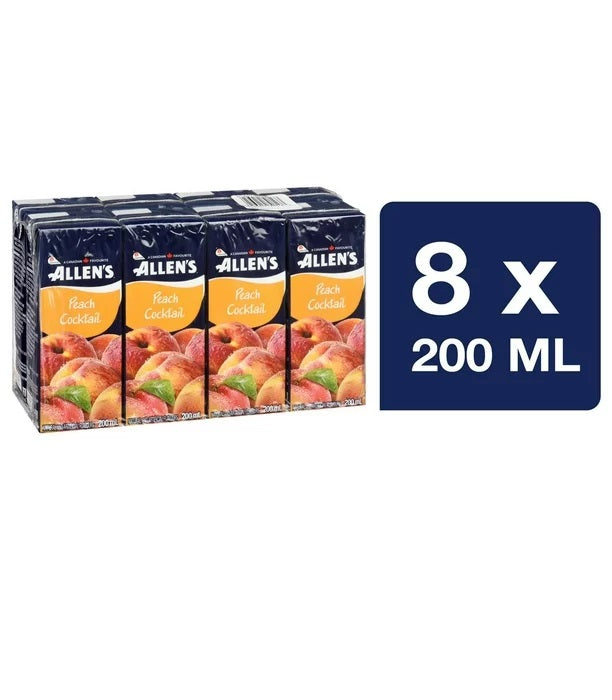 Allens Peach Cocktail 8x200ml