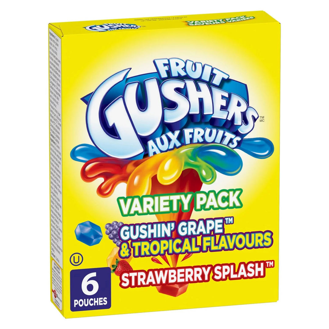 Fruit Gusher Variety Pack Strawberry Splash 138g