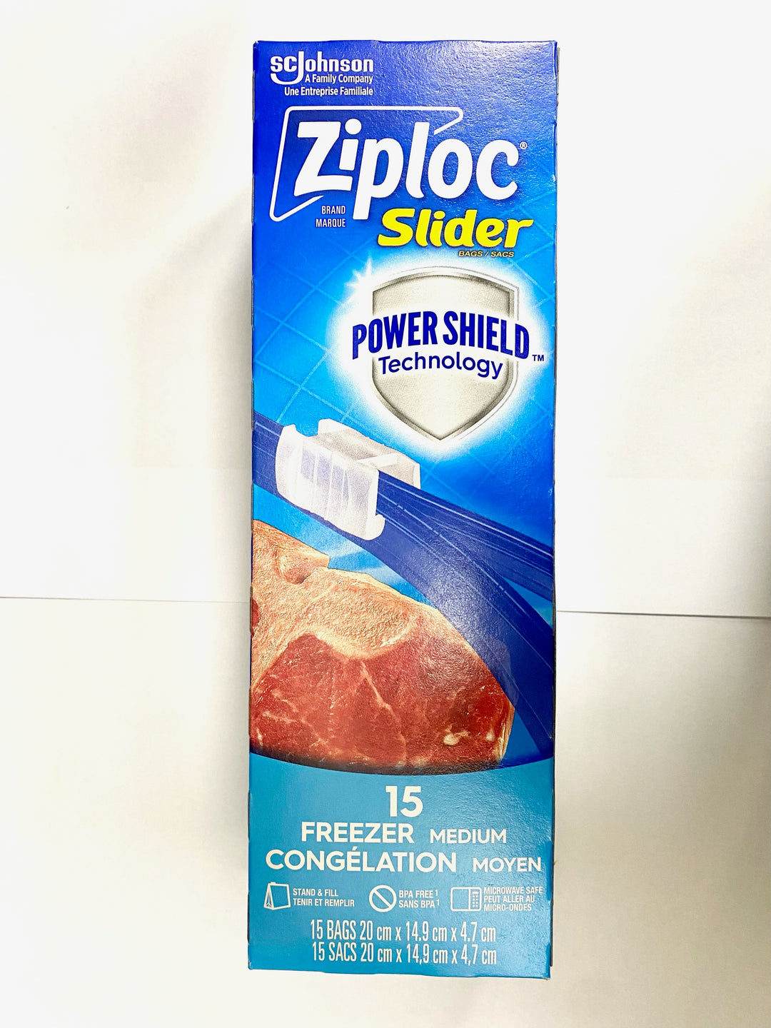 Ziplock Freezer Bag Medium15CT