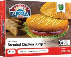 Al Safa Breaded Chicken Burger 600g