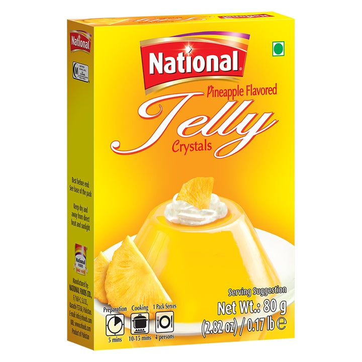 National Foods Crystal Jelly Pineapple 80g