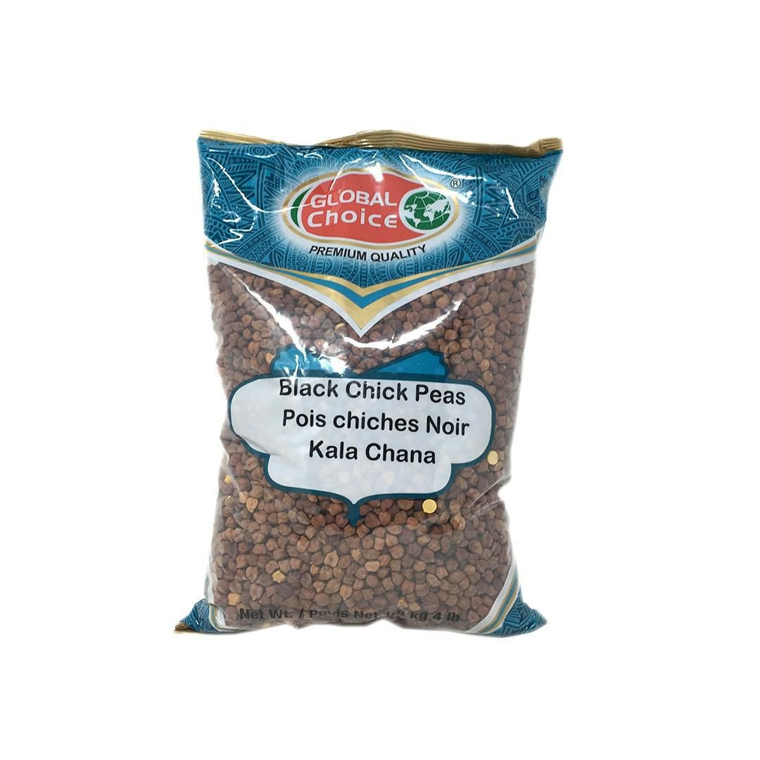 Global Choice Black Chick Peas(Chana) 4Lb