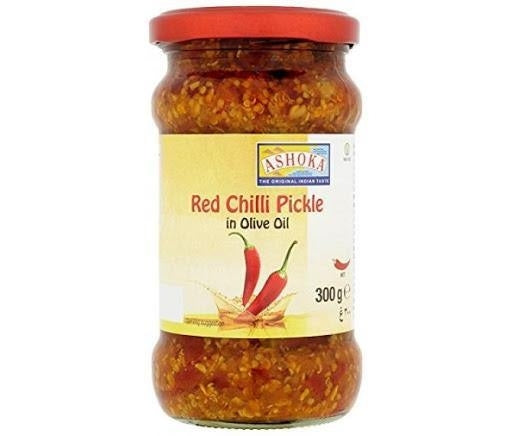 Ashoka Pickle Red Chili Olive 300g
