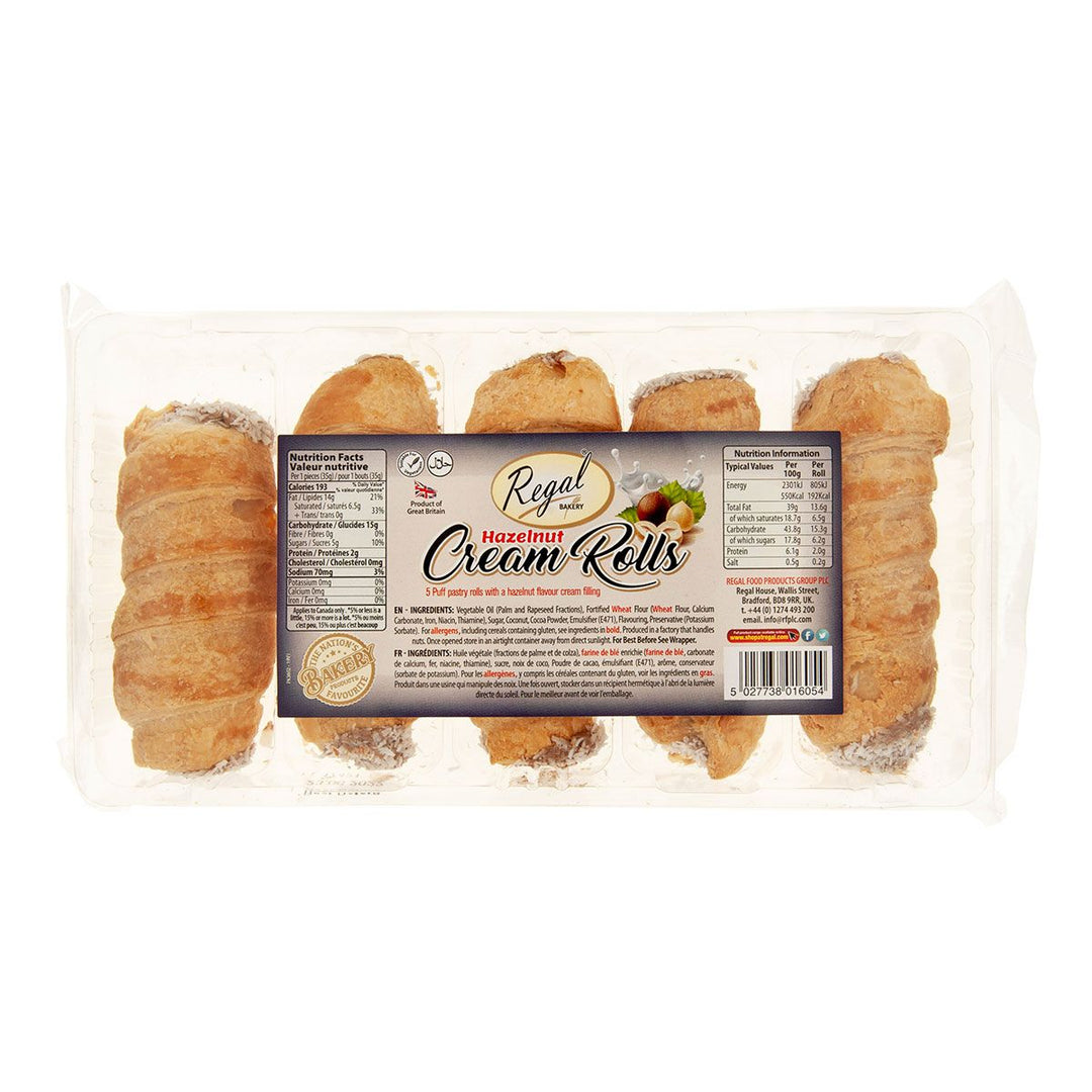 Regal Hazelnut Cream Rolls 35g