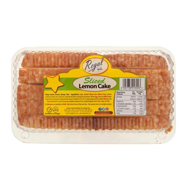 Regal Cake Sliced Lemon madeira 470g