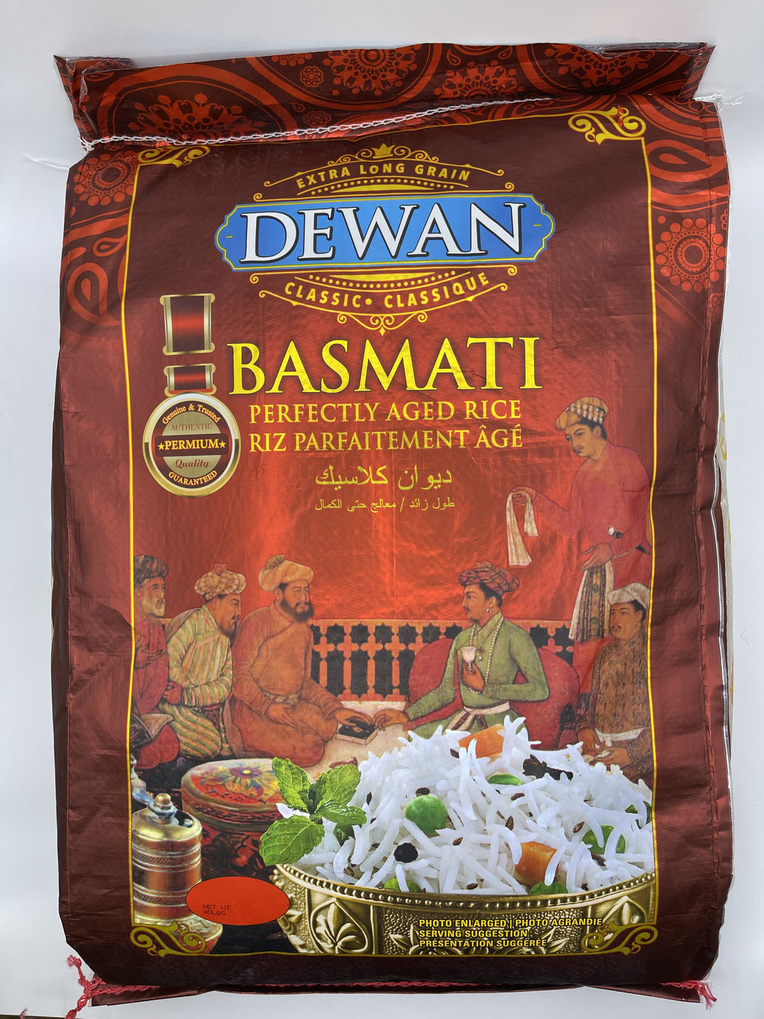 Dewan Basmati Rice  Classic  40Lb