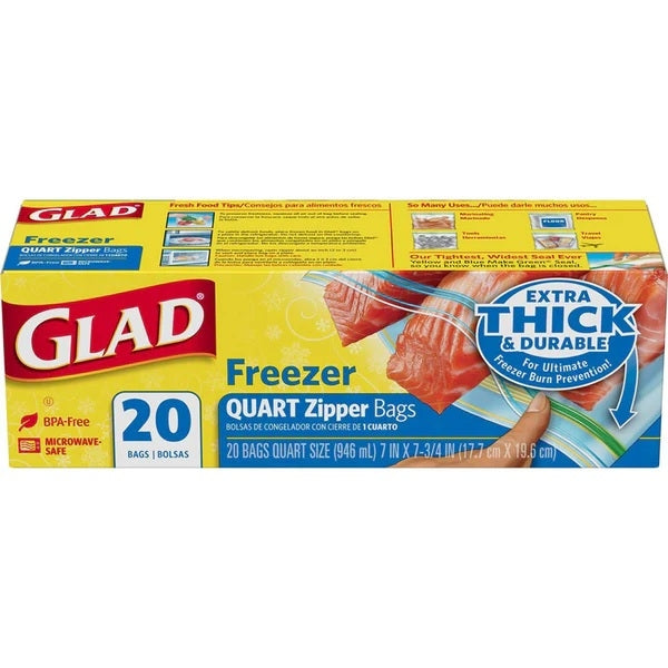 Glad Zipp Medium 20CT