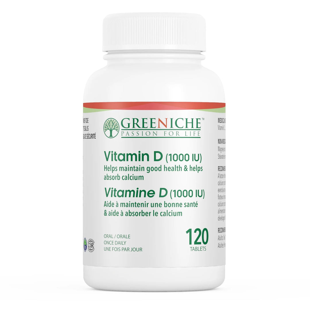 Greeniche Vitamin D Tablets(1000 IU)