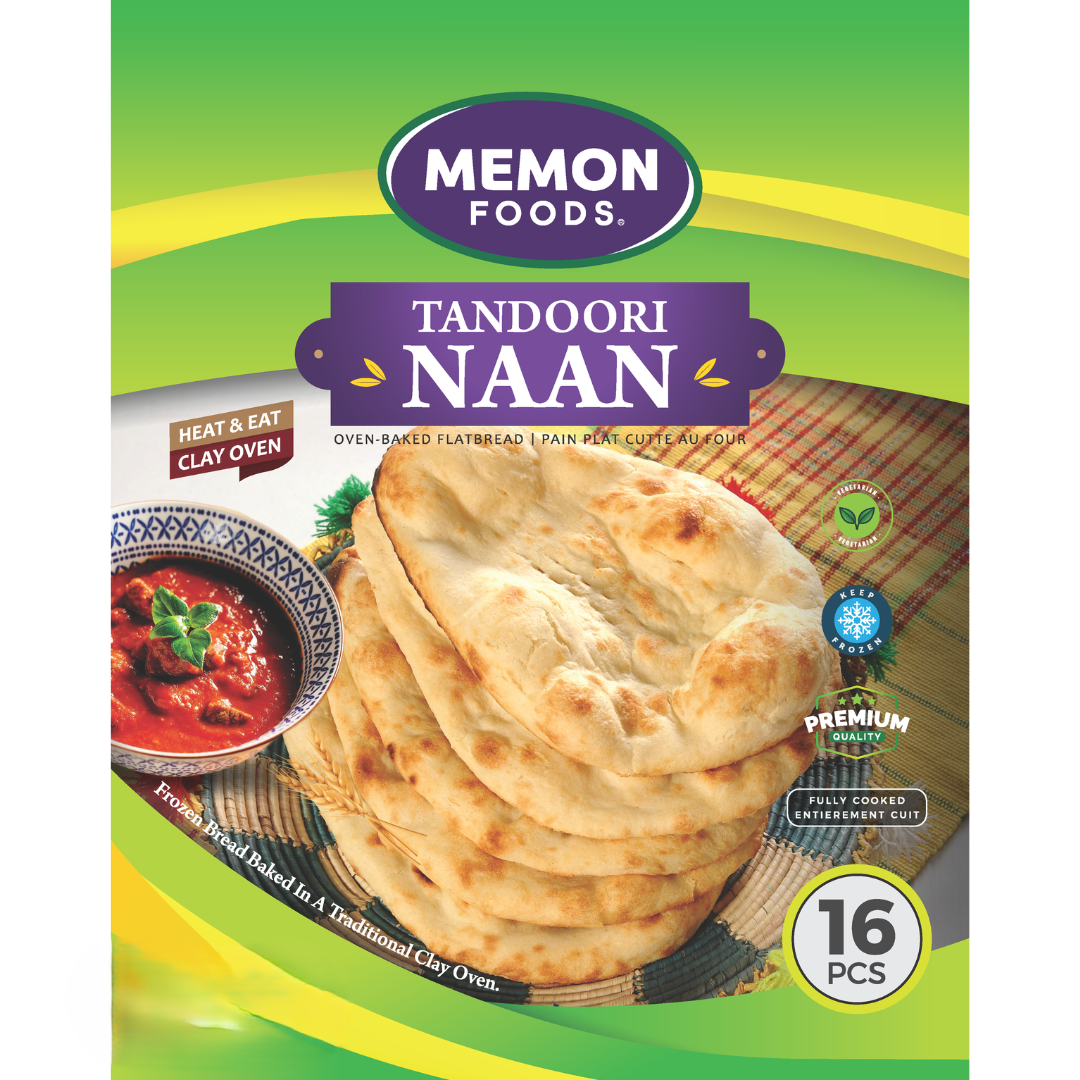 Memon Foods Frz Tandoori Naan16's