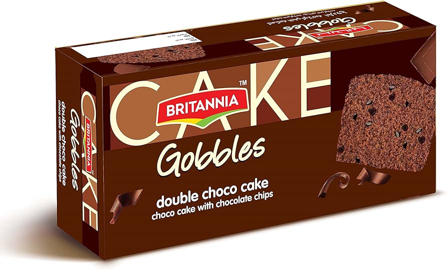 Britannia Gobbles Double Chocolate Cake 250g