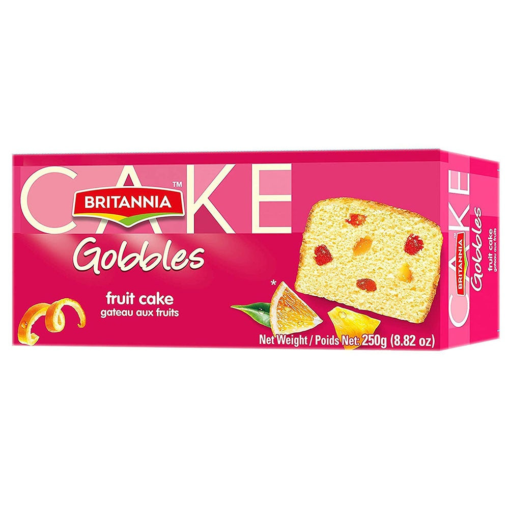 Britannia Gobbles Fruit Cake 250g