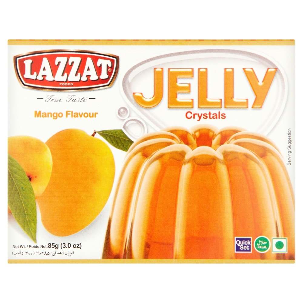 Lazzat Jelly Crystal Mango 85g