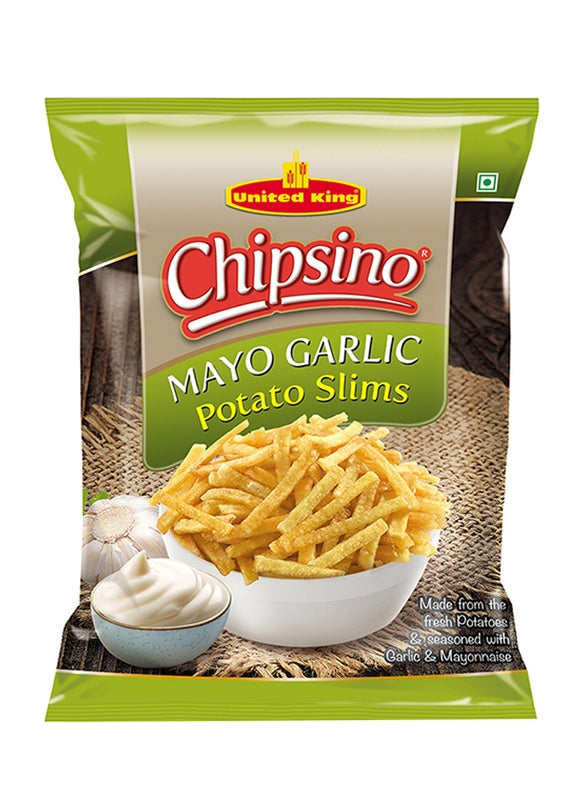 United King Chipsino Mayo Garlic Potato Slims 75g