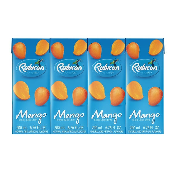 Rubicon Mango Juice 200ml*4