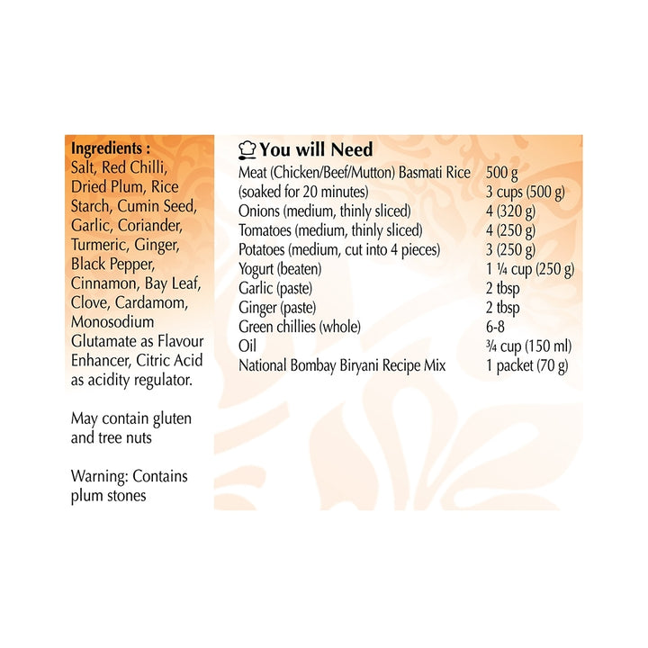 National Foods Bombay Biryani 39g
