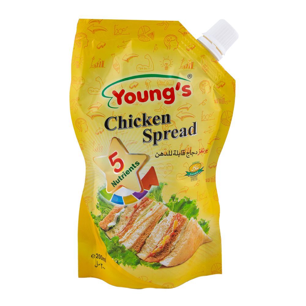 Youngs Food Chicken Spread Pouch 200ml
