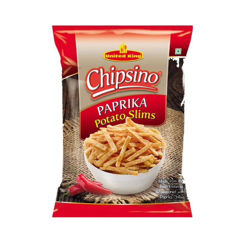United King Chipsino Paprika Potato Slims 75g