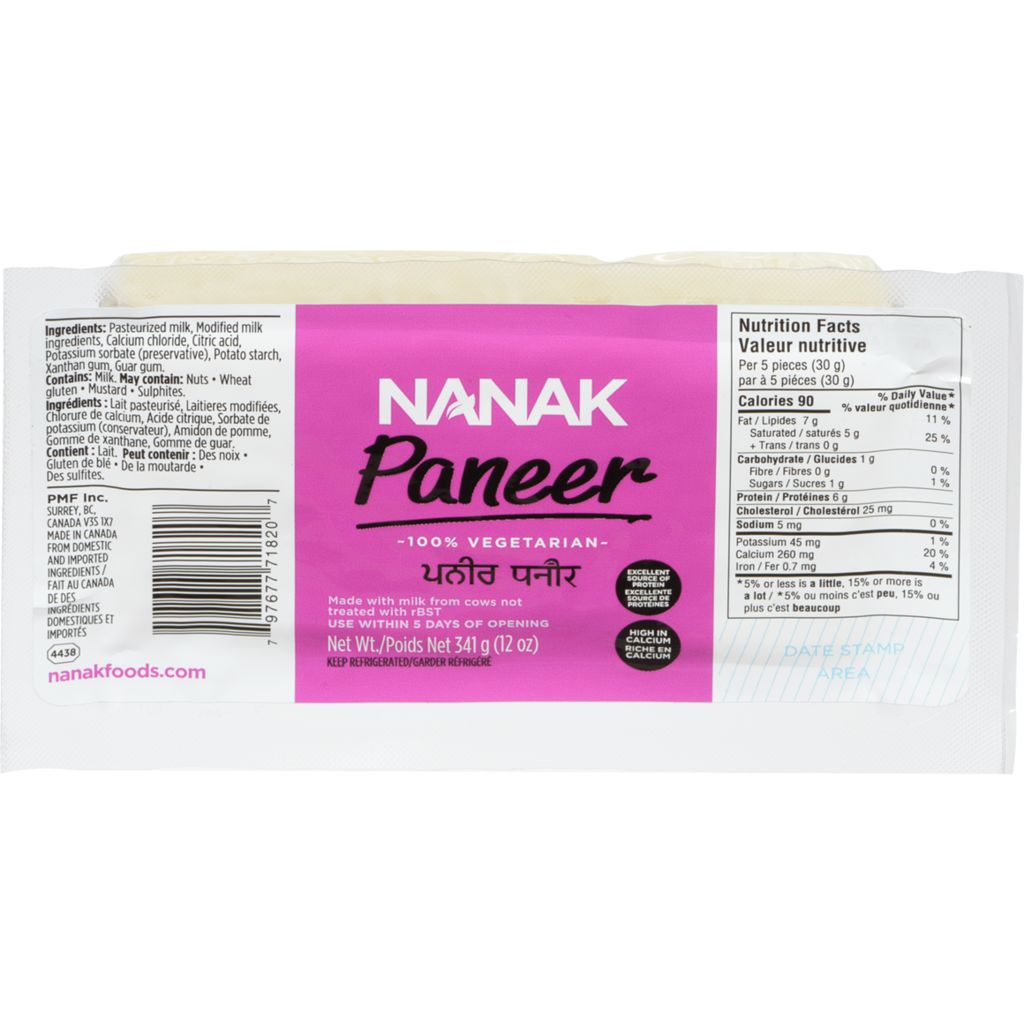 Nanak Retail Paneer 341g