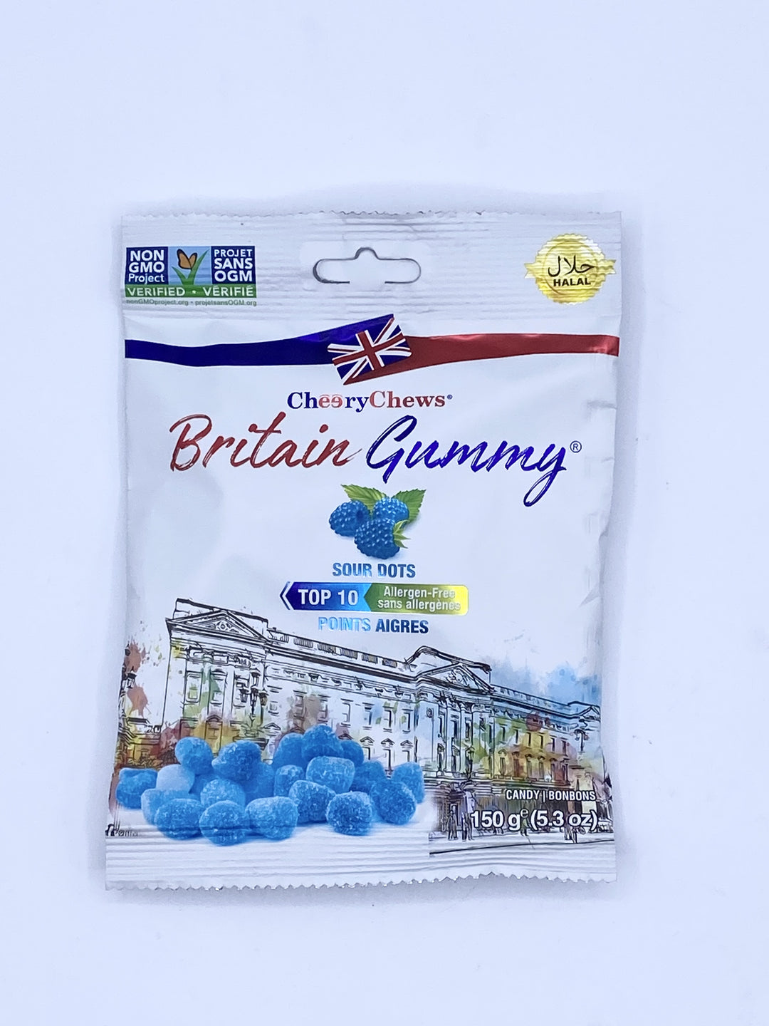 British Gummy Sour Dots 150g