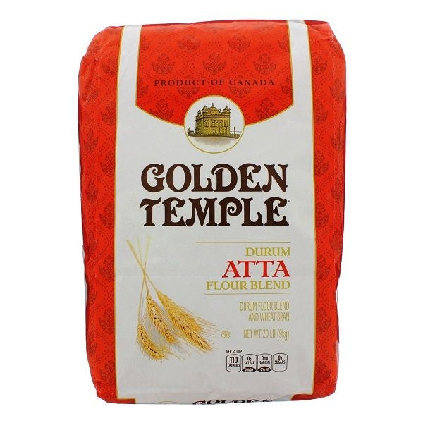 Golden Temple Atta Red Bag 20Lb (9Kg)