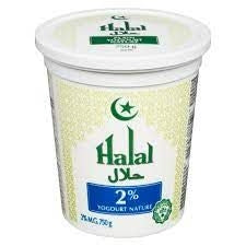 Halal Plain Yogurt 2%