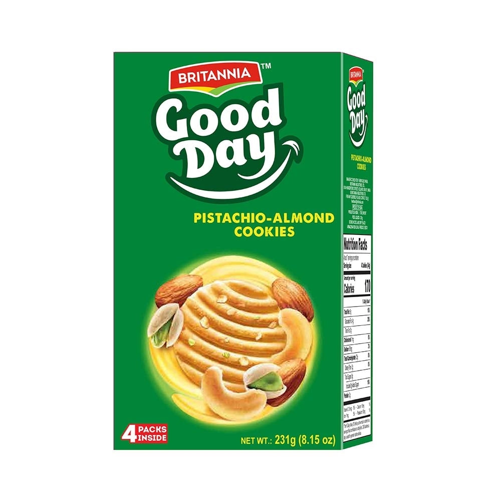 Britannia Good Day Pista Almond Cookies 231g