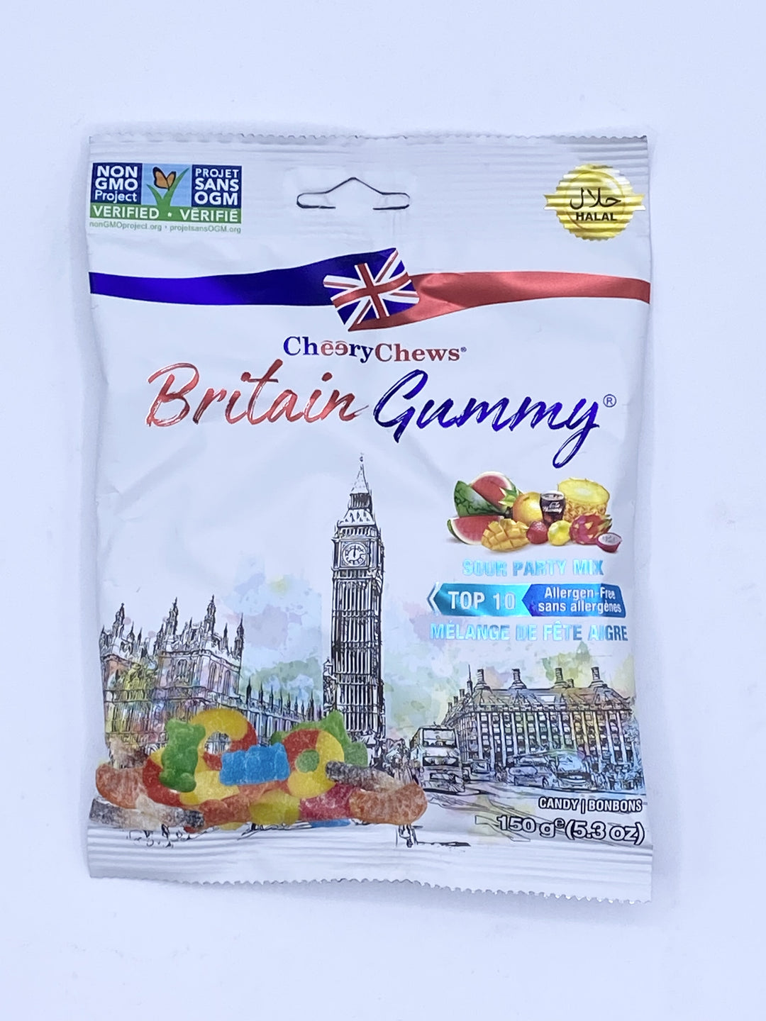 British Gummy Sour Party Mix 150g