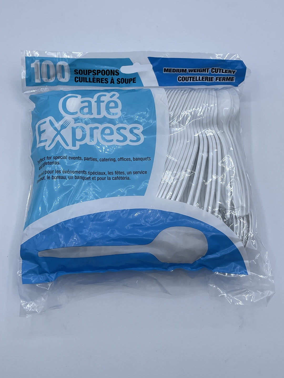 Cafe Express Soup Plastic Spoons 100pc