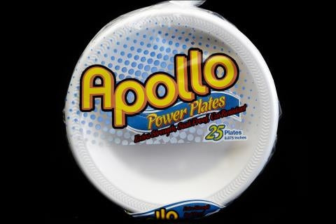 Apollo Foam Plate 25 Pcs 8.87"